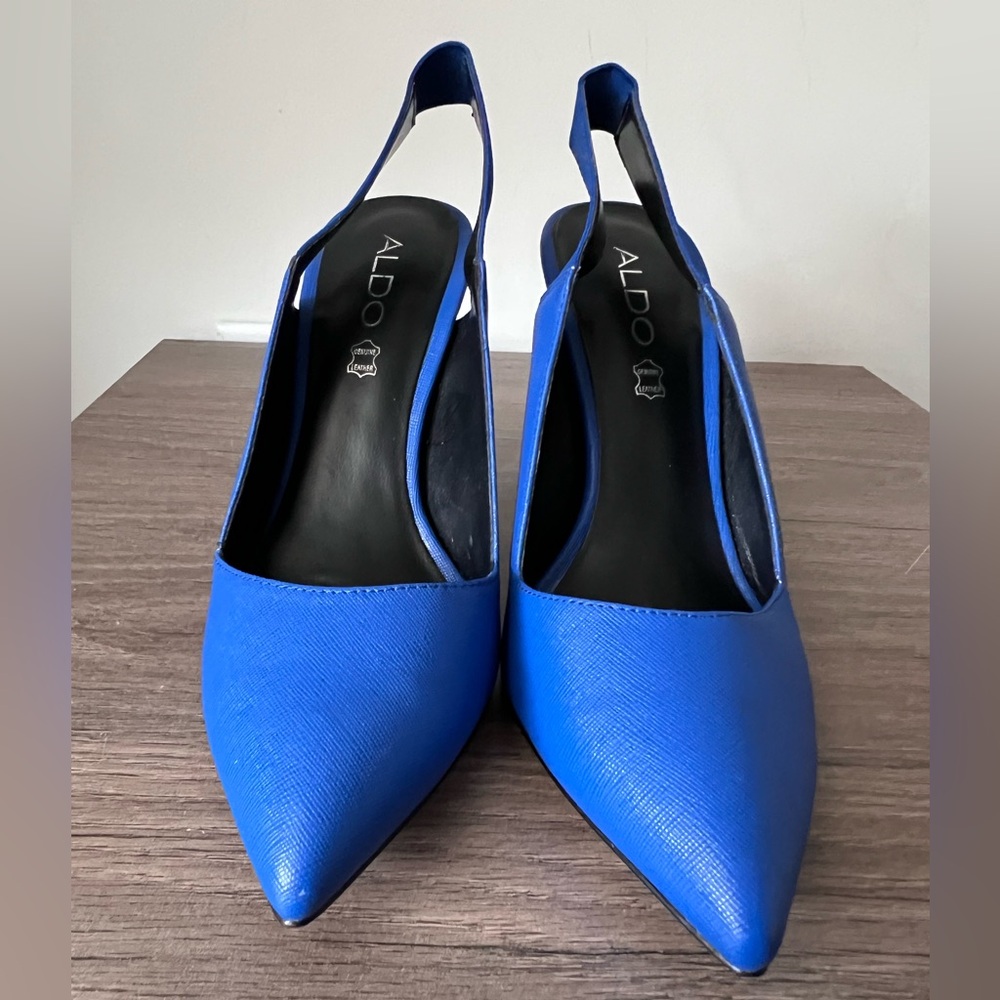 Aldo Toviel Cobalt Blue Slingback Pump – Women’s Size 7 - Picture 3 of 8